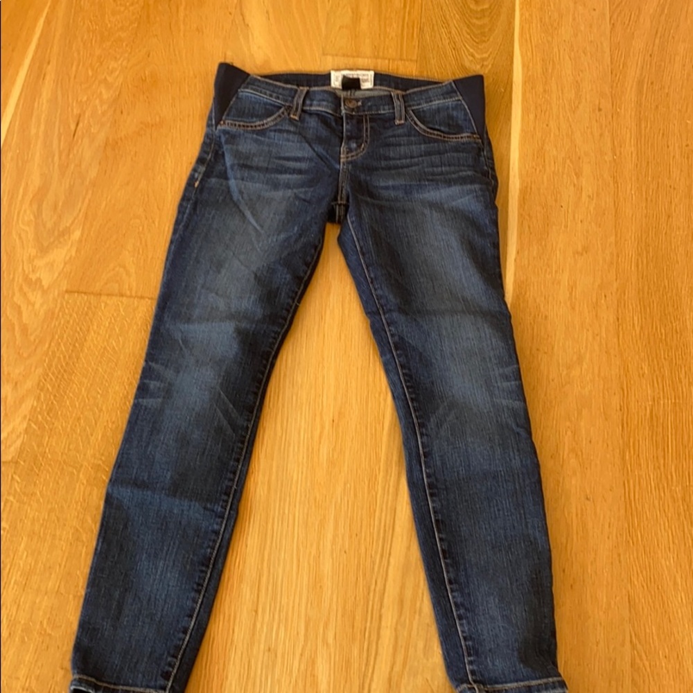 HATCHxCurrent Elliot nearly skinny maternity jean